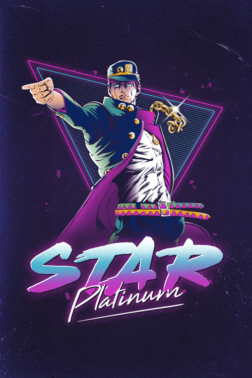 Canvas Print Star Platinum