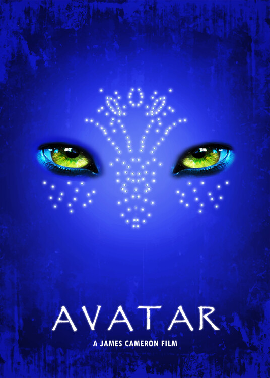 Плакат Blue People