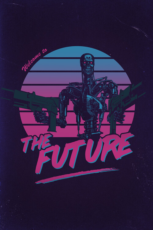 Cuadro en lienzo Welcome to the future