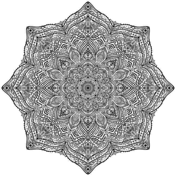 Poster Mandala Circle