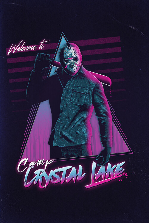 Плакат Welcome to camp crystal lake