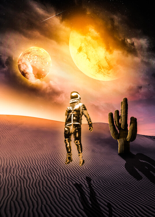 Plakát Astronaut in the Desert