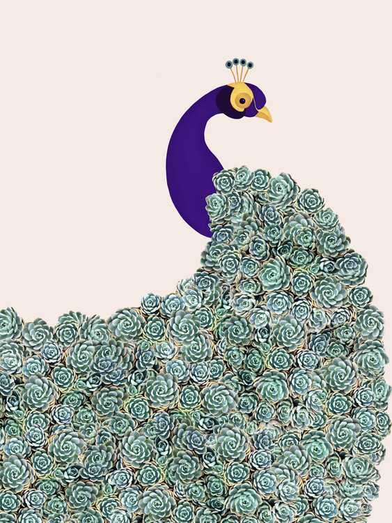 Canvas Print Peacock