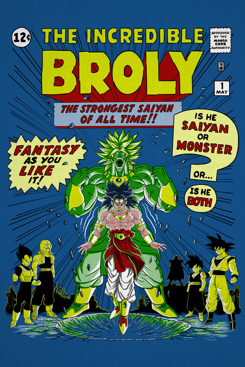 Plakát The incredible Broly