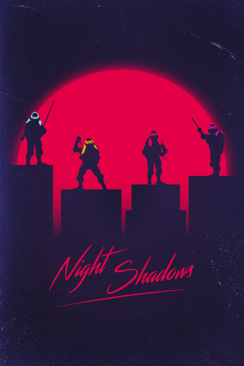 Obraz na plátně Retro Shadows