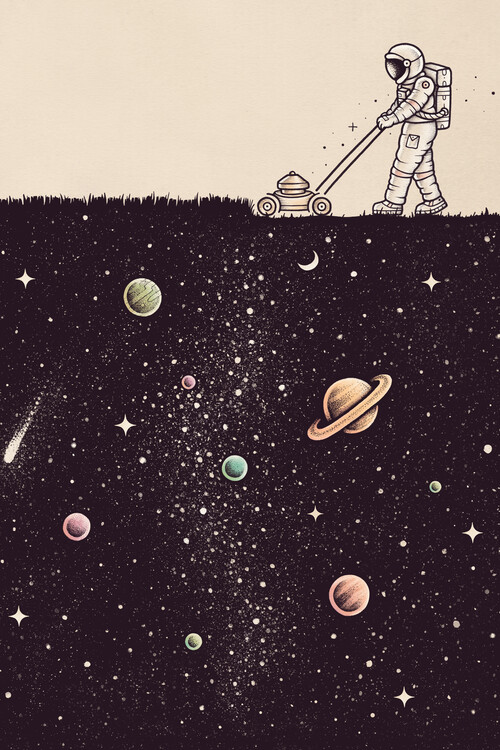 Poster Enkel Dika - Space Cut