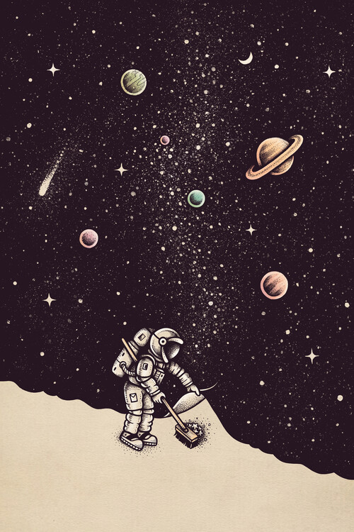 Poster Enkel Dika - Space Dust