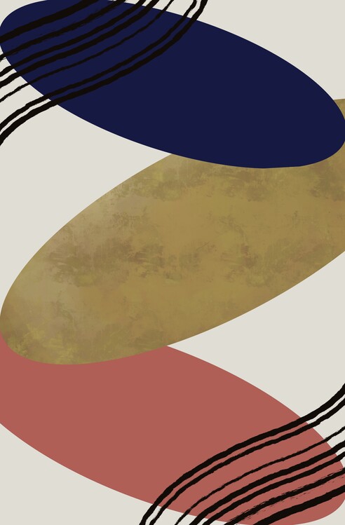 Poster Abstract shapes