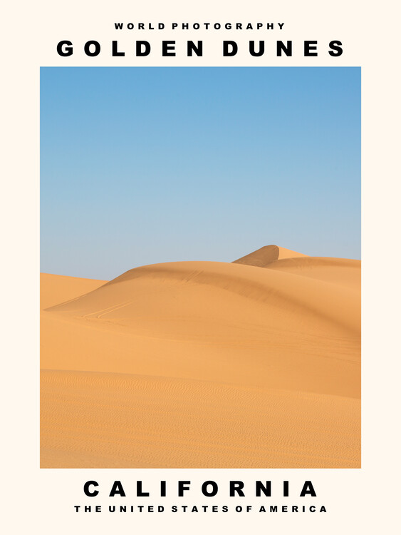 Poster Golden Dunes (California, USA)