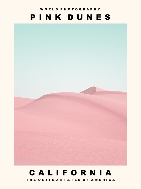 Poster Pink Dunes (California, USA)