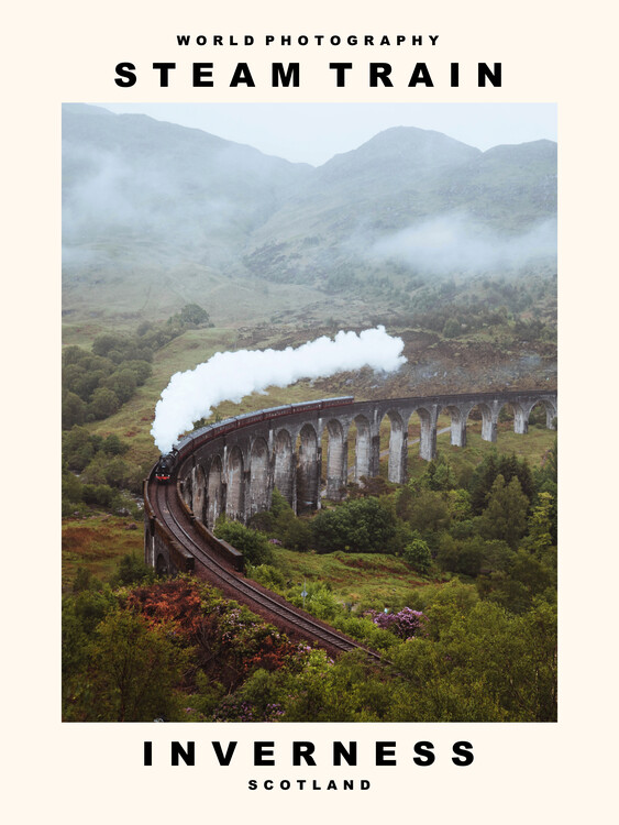 Poster Steam Train (Inverness, Scotland)