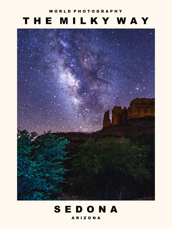 Canvas Print The Milky Way (Sedona, Arizona)