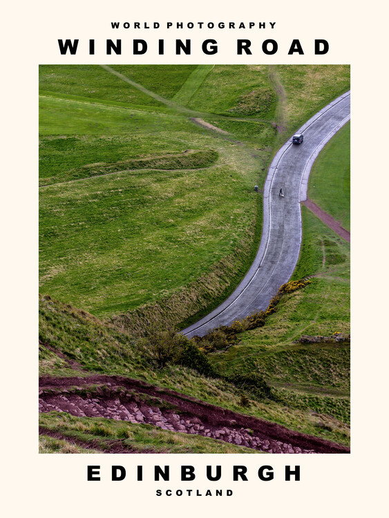 Плакат Winding Road (Edinburgh, Scotland)