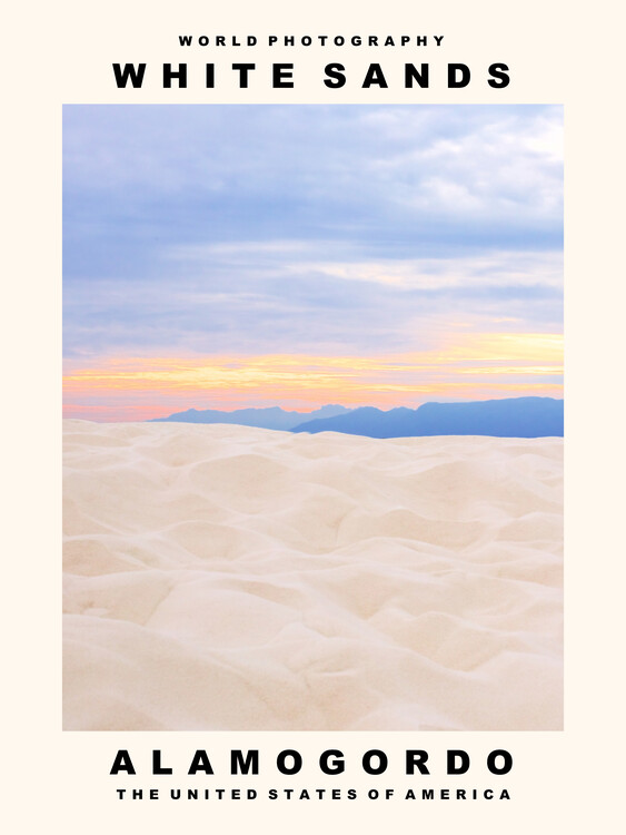 Plakat White Sands (Alamogordo, USA)