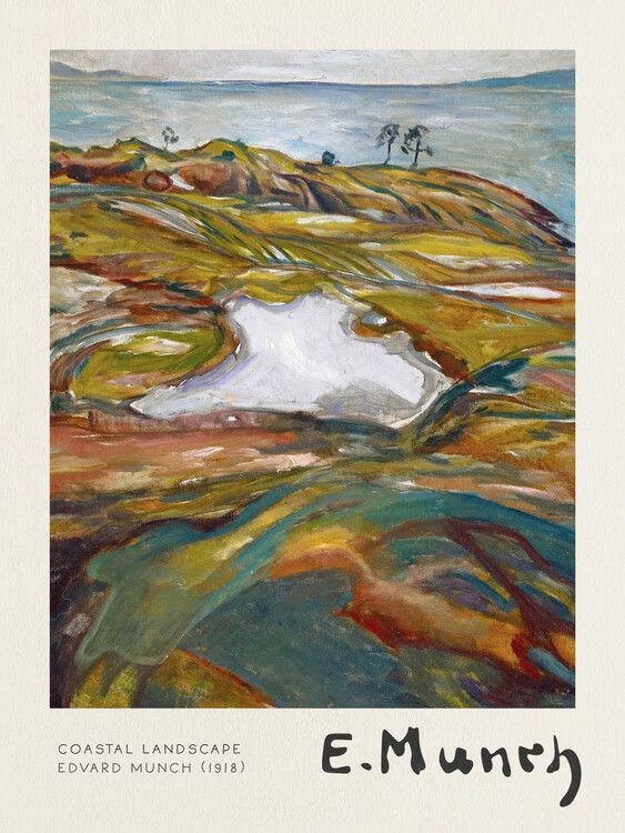 Tablou pe pânză Coastal Landscape - Edvard Munch