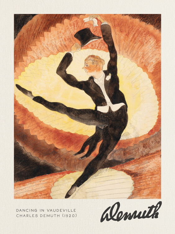 Poster Dancing in Vaudeville - Charles Demuth
