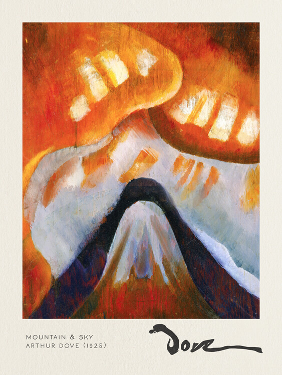 Poster Mountain & Sky - Arthur Dove