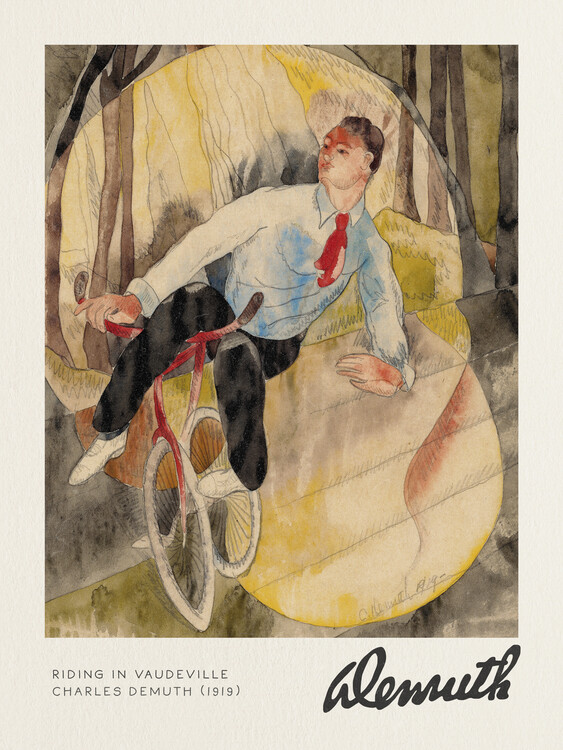 Obraz na plátně Riding in Vaudeville - Charles Demuth