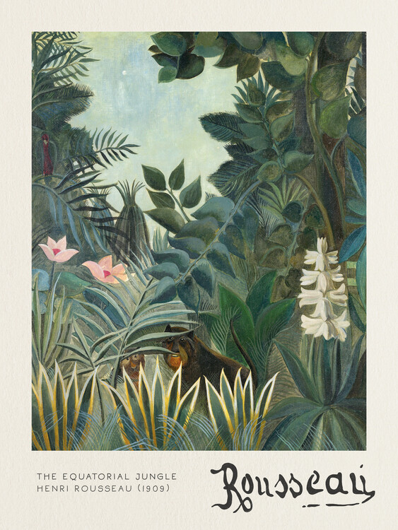 Sticker The Equatorial Jungle - Henri Rousseau