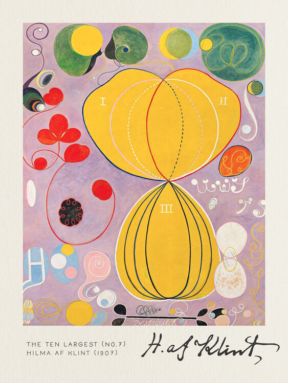 Canvas Print The Ten Largest (No 7) - Hilma af Klint