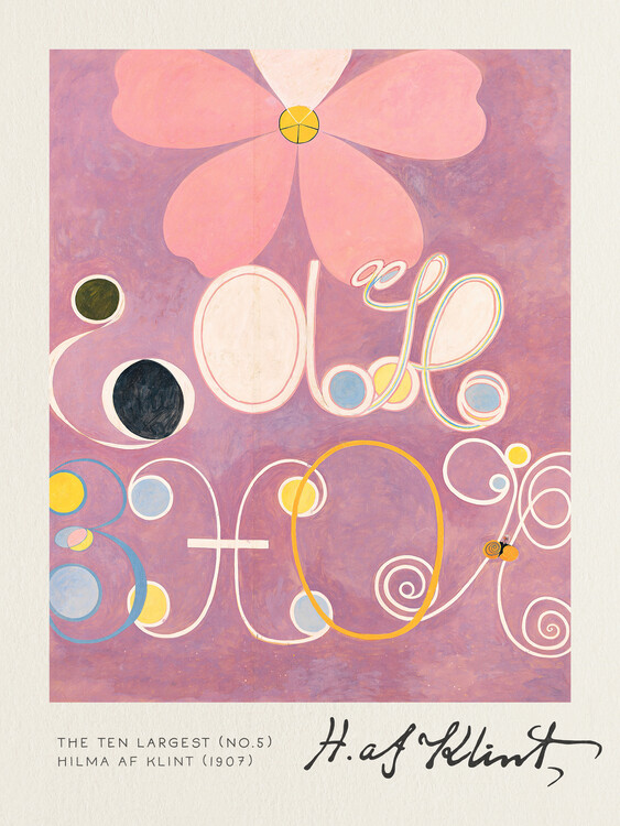 Canvas Print The Ten Largest (No 5) - Hilma af Klint