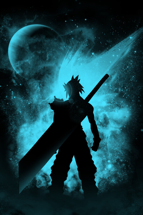 Poster Ex-Soldier silhouette