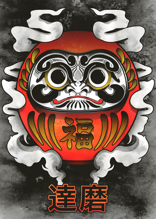 Poster Daruma Doll