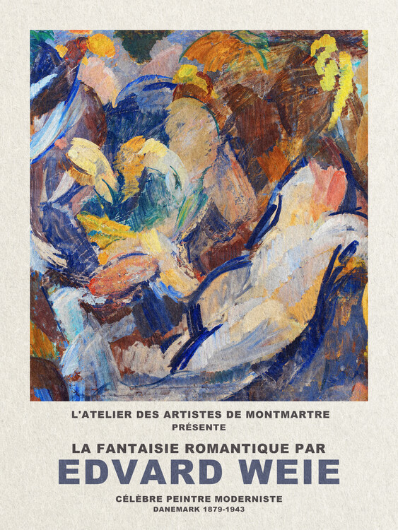 Плакат Romantic Fantasy (2) - Edvard Weie Exhibition
