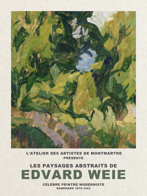 Плакат Abstract Landscape (2) - Edvard Weie Exhibition