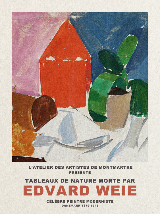 Плакат Abstract Still Life (2) - Edvard Weie Exhibition