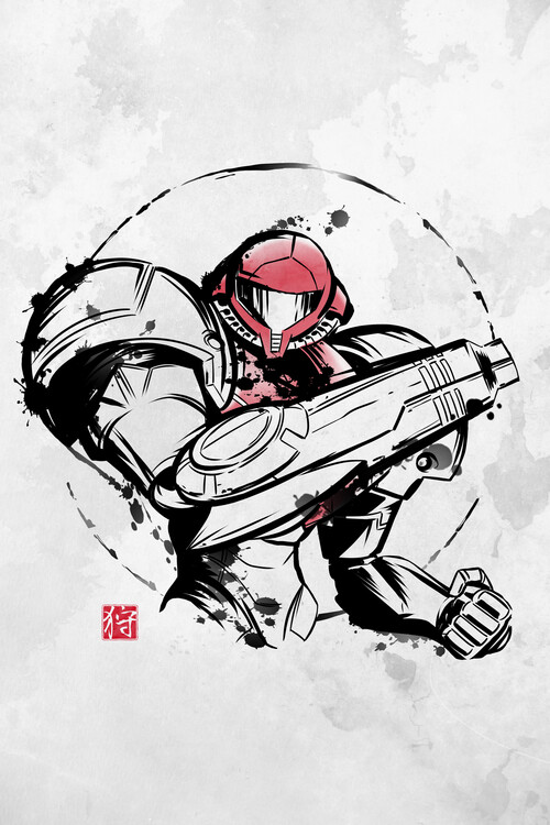 Canvas Print Ink Power Suit