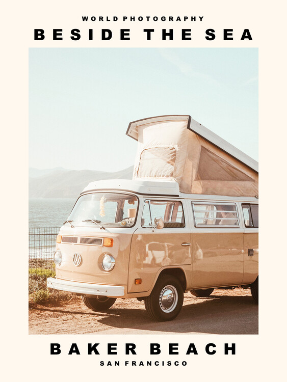Wall Mural Beside the Sea (Baker Beach, San Francisco)