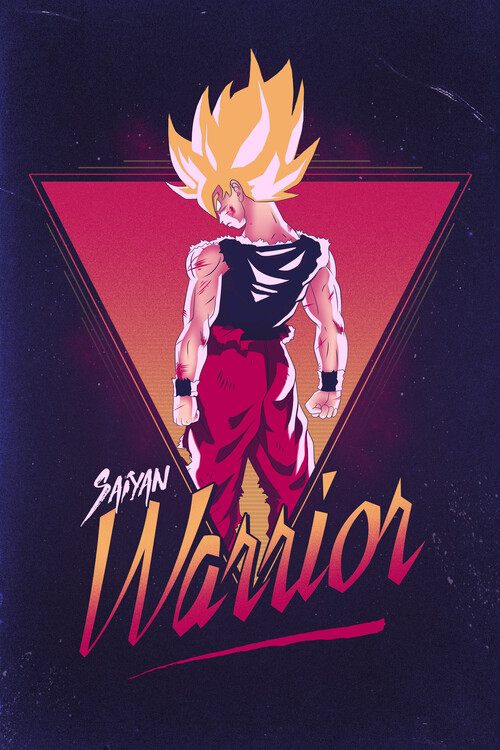 Poster Retro Warrior