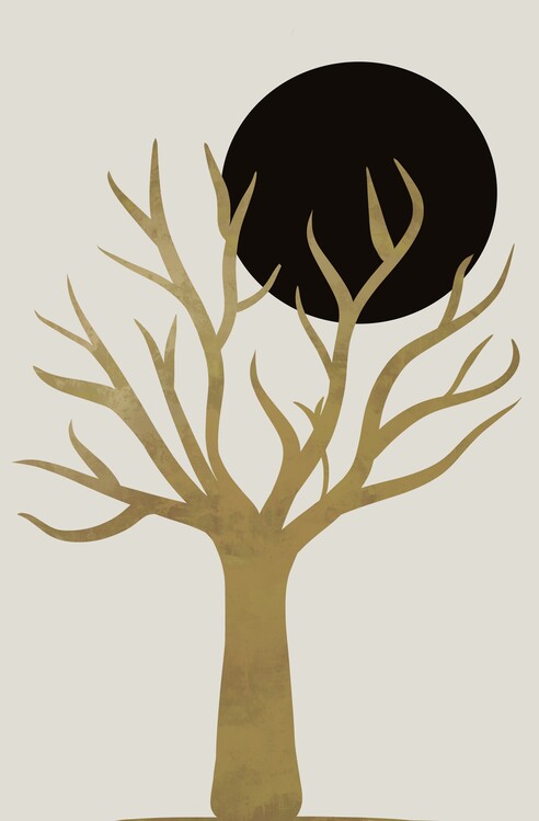 Poster Gold tree