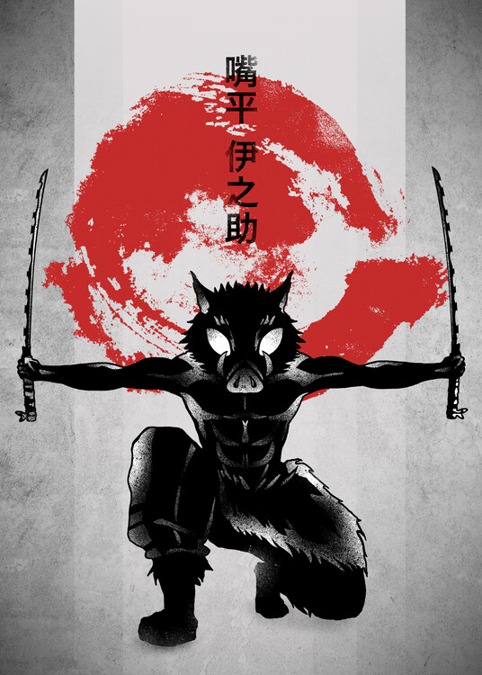 Poster Crimson Boar