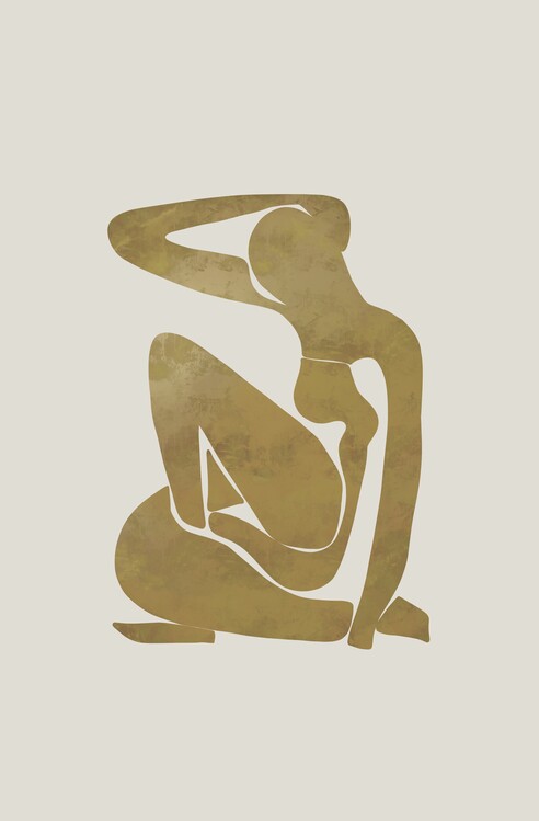 Poster Gold woman