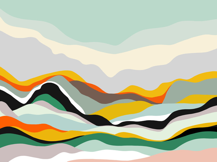 Poster Abstract Landscape