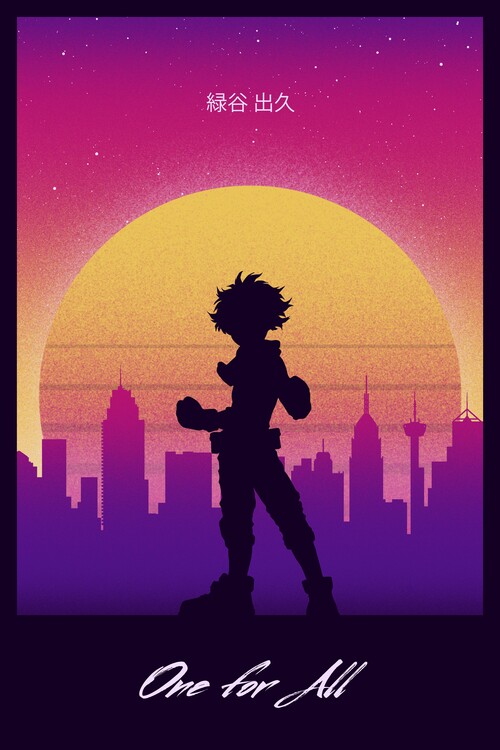 Poster Retro Deku
