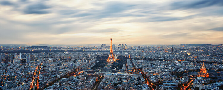 Plakát Paris City Panorama