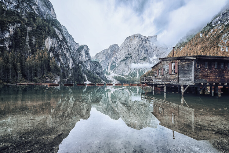 Poster Braies Lake