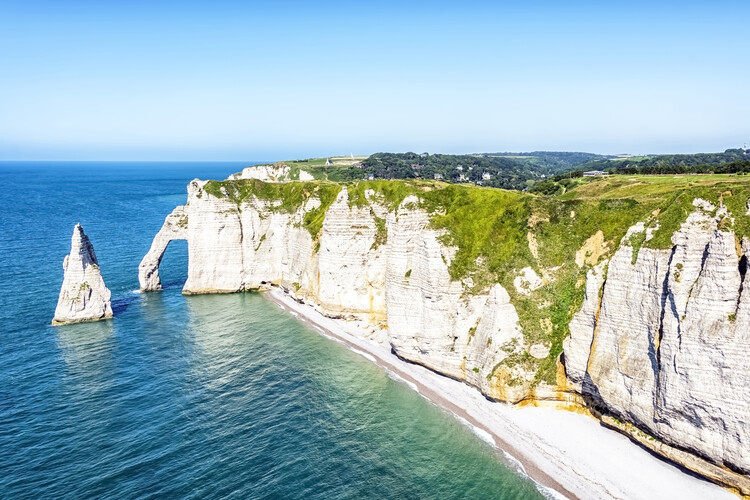 Poster Etretat cliffs