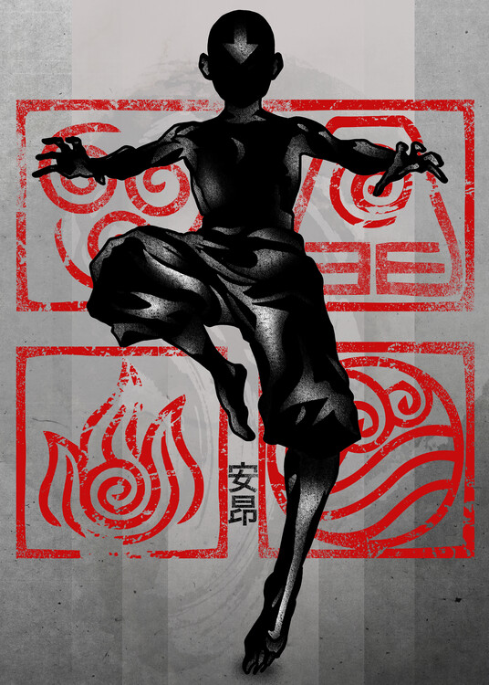 Poster Crimson Elemental