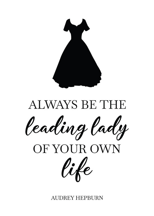 Poster Leading Lady Audrey Hepburn
