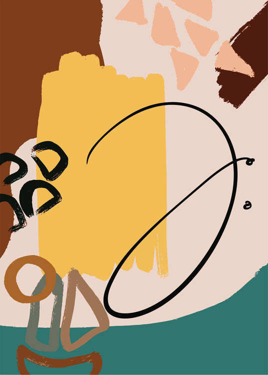 Αφίσα Abstract Line Art