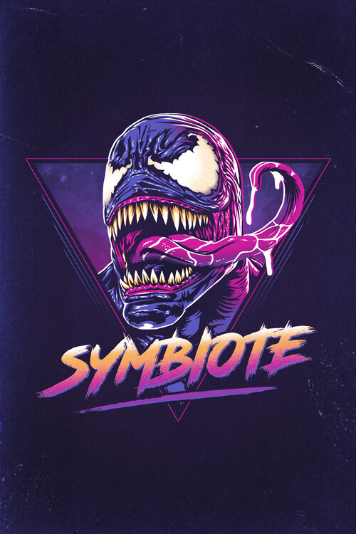 Canvas Print Retro Symbiote