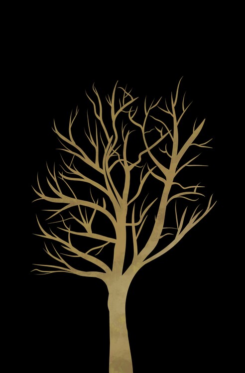 Poster Gold tree