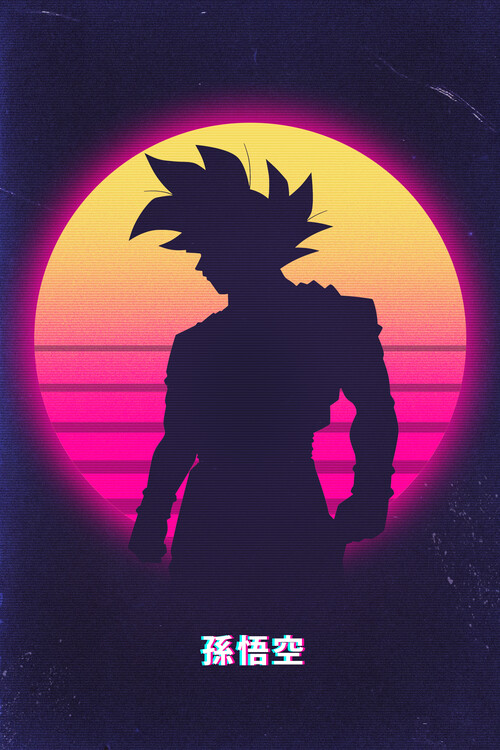 Plakát Gokun in retro