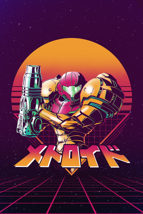 Canvas Print Retro Hunter