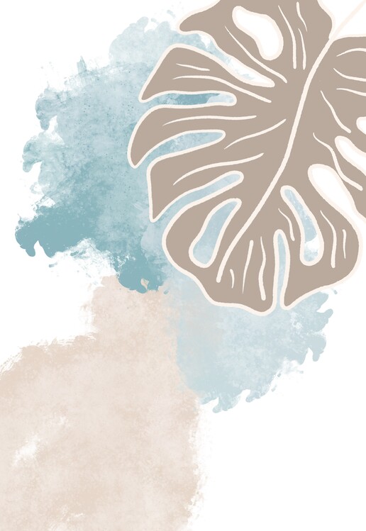 Canvas Print Nude monstera