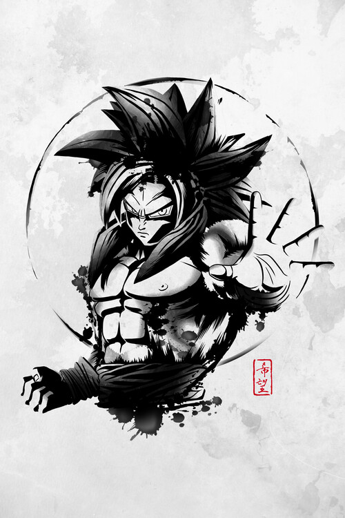 Poster SSJ4 Warrior